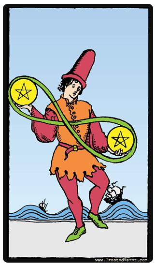 Deux des pentacles