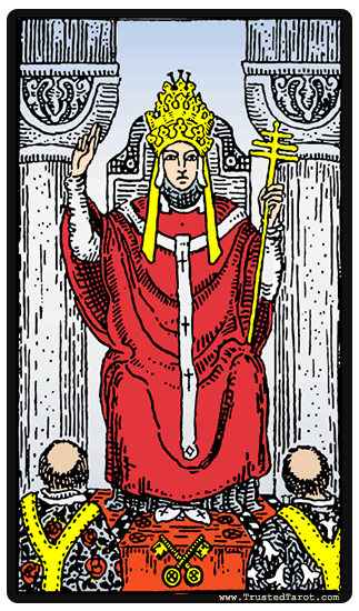 The Hierophant Tarot Card Tarot meanings, The hierophant, Tarot learning