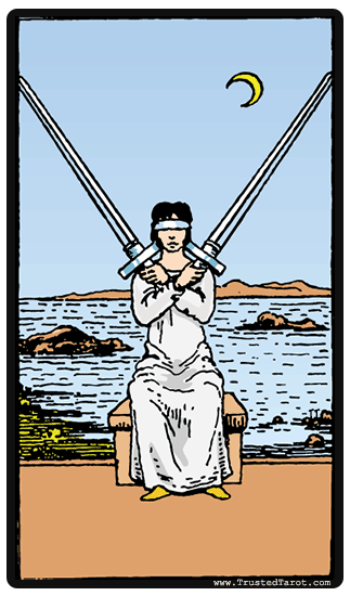 Two of Swords Tarot Card Meaning